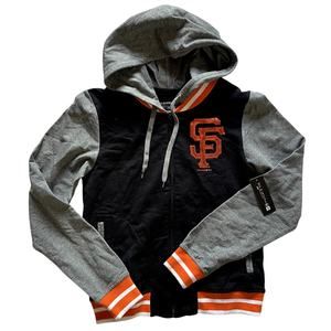 San Francisco Giants Baseball 5th & Ocean Full Zip Hoodie Womens Sz Small